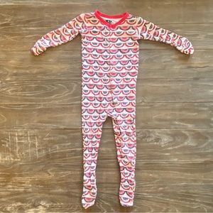 Kickee Pants Flag Swag Footie with Snaps 18-24MO